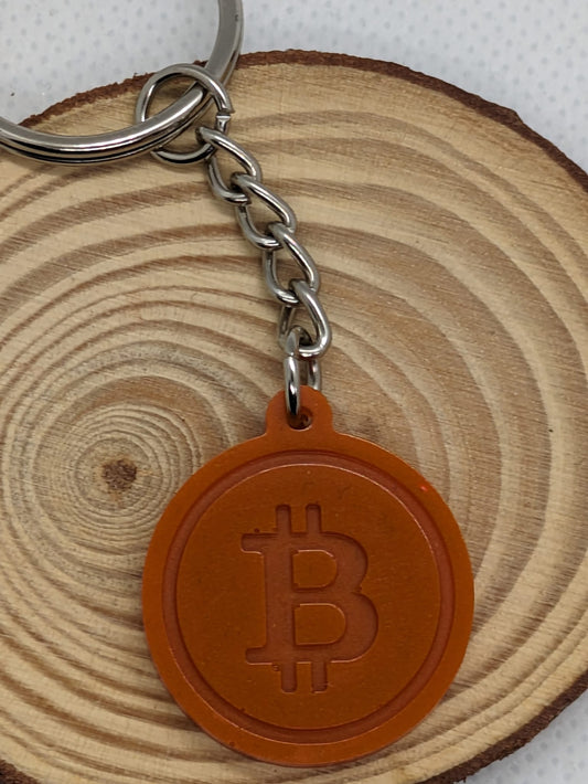 Bitcoin Resin Keyring