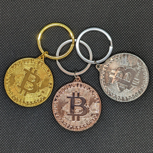 Bitcoin Keyring (Metal)