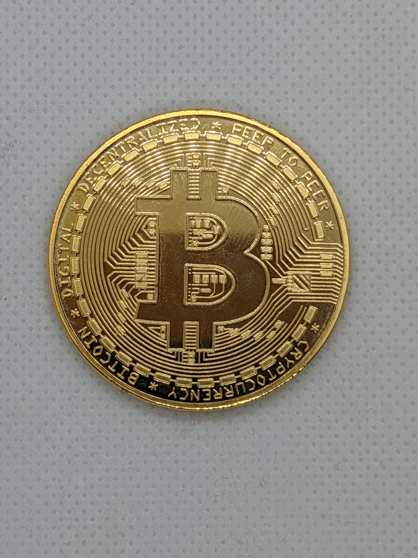 Bitcoin Collectable Coin (Gold Colour)